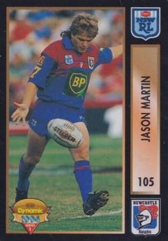 1994 Dynamic Rugby League Series 1 #105 Jason Martin Front